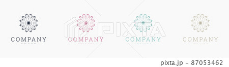 creative mandala vector logo template brand retro 87053462