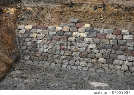 2月 港区1688高輪築堤跡発掘調査現場・海上鉄道遺構 2月 港区1688高輪築堤跡発掘調査現場・海上鉄道遺構 87055084