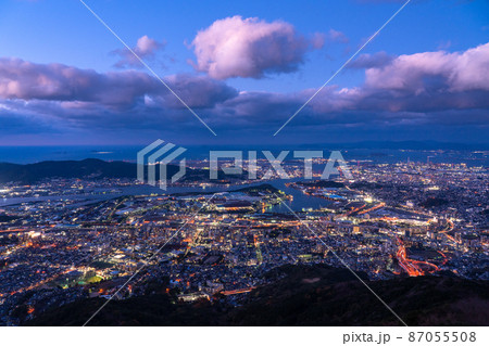 《福岡県》皿倉山の夜景・新日本三大夜景 87055508