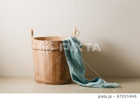 Still life with wood barrel Still life with wood barrel 87055949
