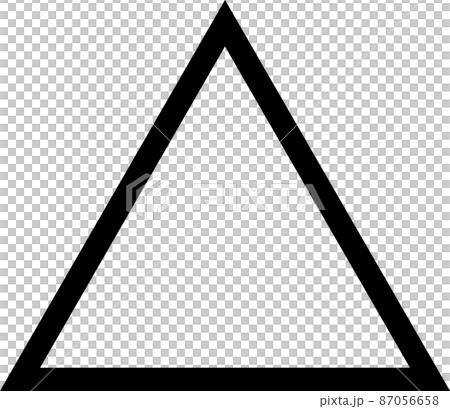 一個細細的黑色三角形,帶有易於疊加在插圖 no.01 上的線條 一個細細的黑色三角形,帶有易於疊加在插圖 no.01 上的線條 87056658
