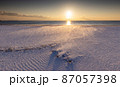 雪の朝 87057398
