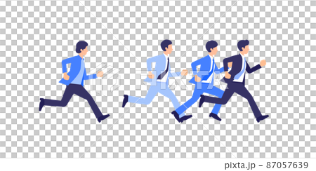 Running businessman 87057639