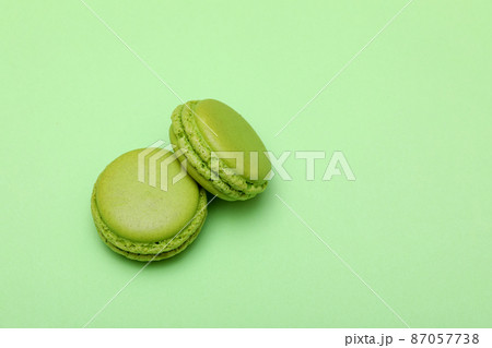 緑色のマカロン 緑色のマカロン 87057738