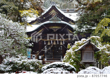 兎で有名な冬の京都市岡崎神社 兎で有名な冬の京都市岡崎神社 87057746