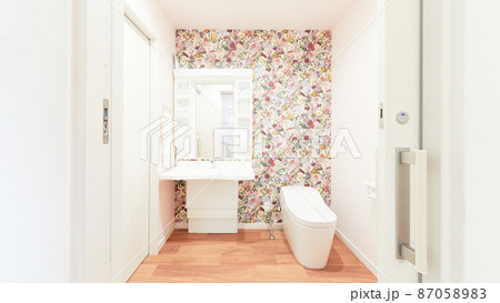 洗面所とトイレが一緒になっているユニバーサルデザインの個室　※プロパティリリース取得済み 87058983
