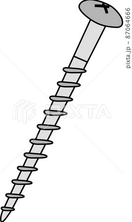 プラスネジのイラスト素材 プラスネジのイラスト素材 87064666