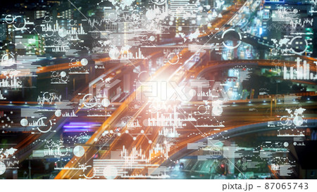 高速道路　ネットワーク　テクノロジー 87065743