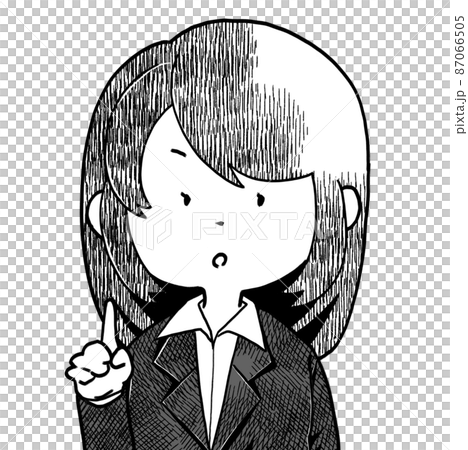 鬆散的女性角色指向姿勢 87066505