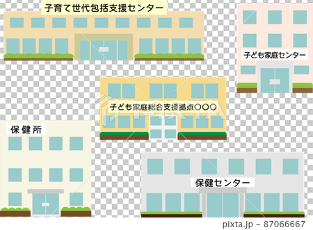 子育て関連の行政施設セット 子育て関連の行政施設セット 87066667