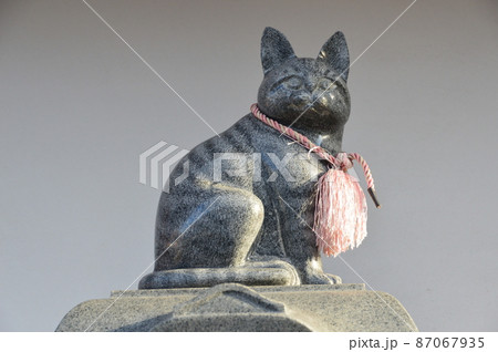 猫の石像（高林寺／大阪府堺市堺区神明町東3-1-3） 87067935
