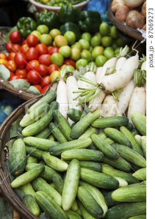 Fresh vegetables in market 87069273