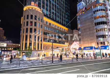 《兵庫県》神戸三宮駅前・都市夜景 《兵庫県》神戸三宮駅前・都市夜景 87069918