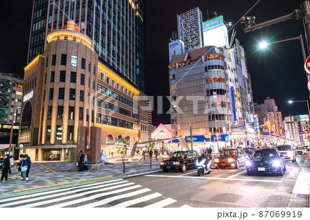 《兵庫県》神戸三宮駅前・都市夜景 87069919