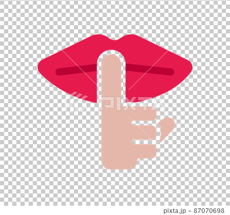 秘密・シークレット・お静かに・喋るな・内緒 アイコン 秘密・シークレット・お静かに・喋るな・内緒 アイコン 87070698