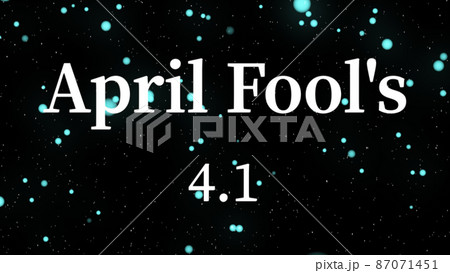 April Fools　エイプリルフール　4月1日　英語　テキスト　メッセージ　カード 87071451