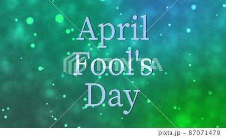 April Fools　エイプリルフール　4月1日　英語　テキスト　メッセージ　カード 87071479