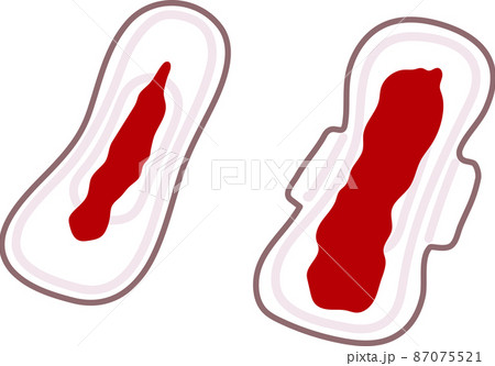 血の付いたナプキン 87075521