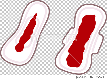 血の付いたナプキン 87075521