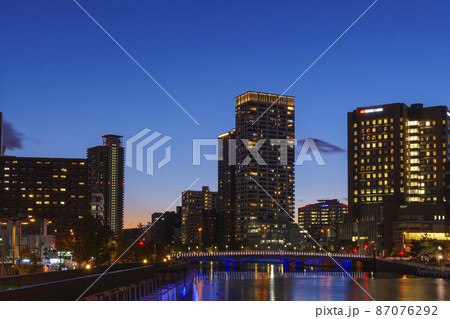 中之島の夜景　ほたるまち　堂島リバーフォーラム 87076292