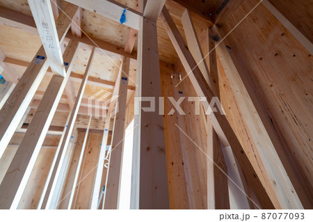 木造二階建て住宅の構造 87077093