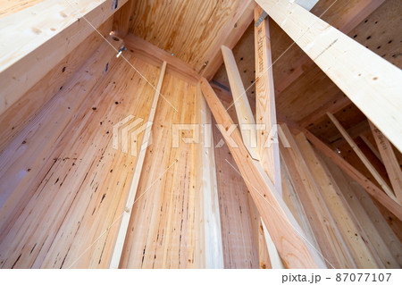 木造二階建て住宅の構造 87077107
