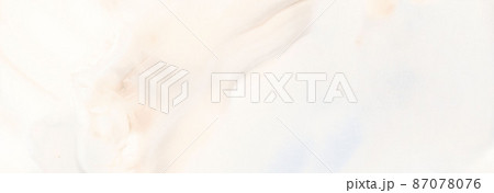 White marble texture banner background top view. Tiles natural stone floor with high resolution. Luxury abstract patterns. Marbling design for banner, wallpaper, packaging design template. 87078076