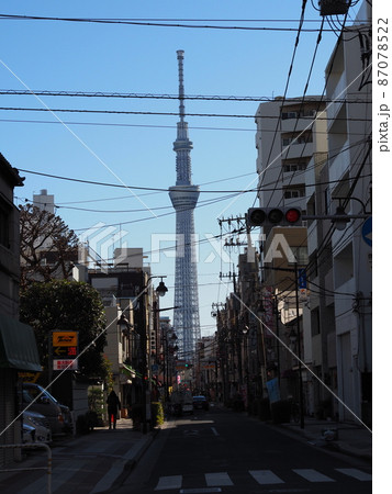 荒川区町屋の風景 荒川区町屋の風景 87078522
