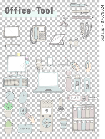 手描き　オフィスツール　ビジネスツール　事務用品　用具　文具　 87079024