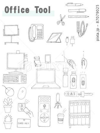 手描き　オフィスツール　ビジネスツール　事務用品　用具　文具　 87079025