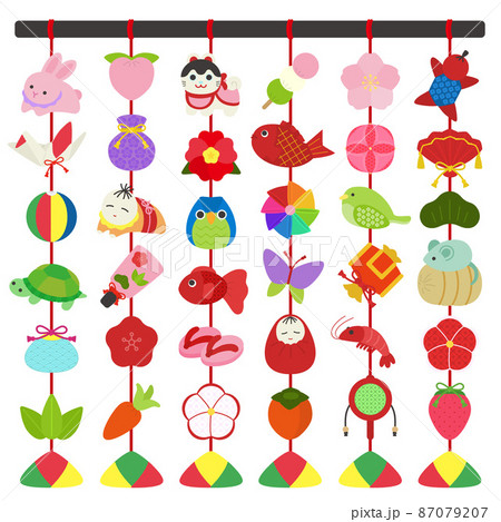 吊るし雛のイラスト 87079207