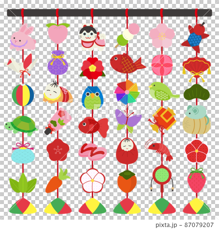 吊るし雛のイラスト 87079207