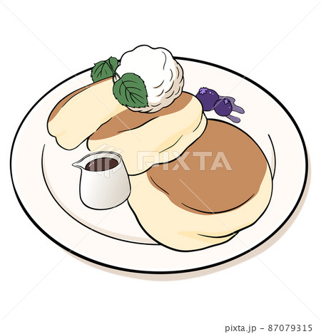 パンケーキ イラスト パンケーキ イラスト 87079315