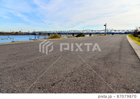 メトロ第二江戸川橋梁／江戸川方向を望む(千葉県市川市)【2021.11】 87079870