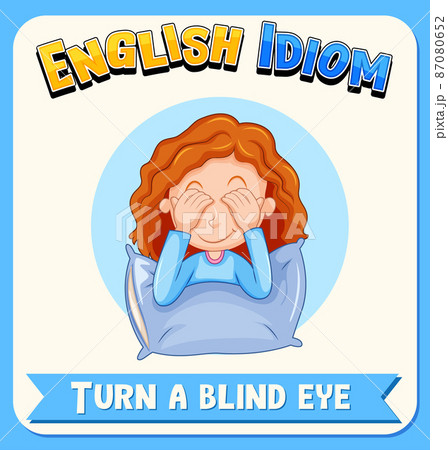 English Idiom With Picture Description For Turn...のイラスト素材 [87080652 ...