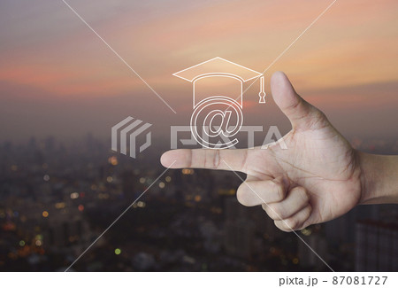 Business study online concept 87081727
