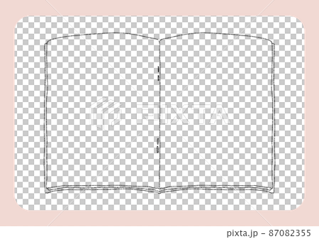 手書きのノートのフレーム 手書きのノートのフレーム 87082355