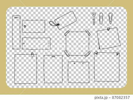 手寫記事本式標題標籤和備忘錄 手寫記事本式標題標籤和備忘錄 87082357