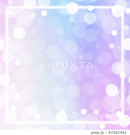 パーティクルなグラデーション背景　正方形　ホログラム 87082992
