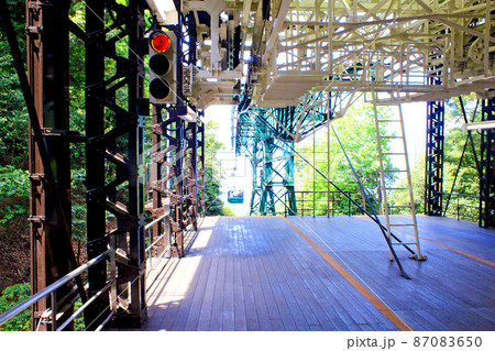 【広島】初夏の宮島 ロープウエー乗り場 【広島】初夏の宮島 ロープウエー乗り場 87083650