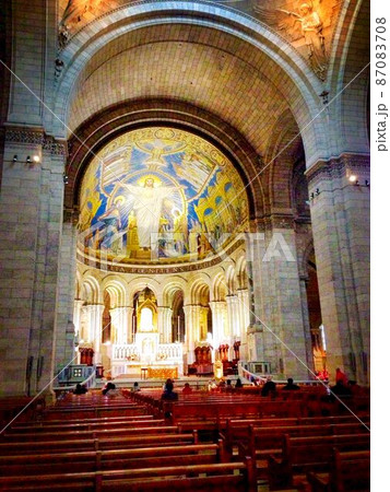 サクレ・クール寺院の素晴らしいモザイク画 サクレ・クール寺院の素晴らしいモザイク画 87083708