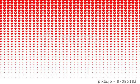 Abstract trendy concept vector red hearted comics pop art style blank layout template with red hearted on white background. For design sale banner, empty bubble, comic book design. 87085182