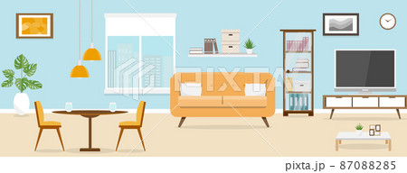 リビングのインテリア 87088285