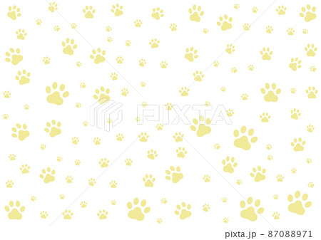 Paw Background Material Stock Illustration