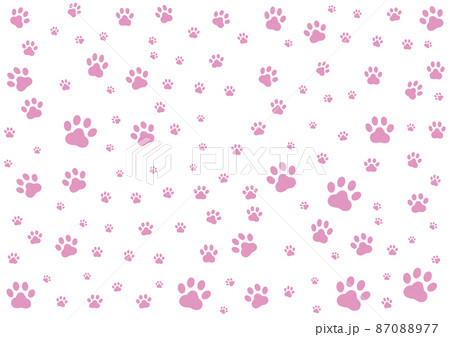 Paw Background Material Stock Illustration