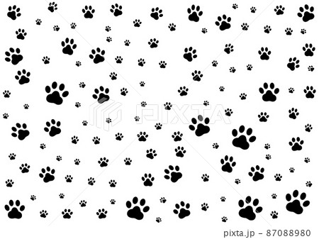 Paw Background Material Stock Illustration 8700