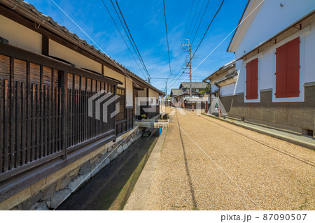 滋賀県　近江八幡　五個荘の町並み 87090507