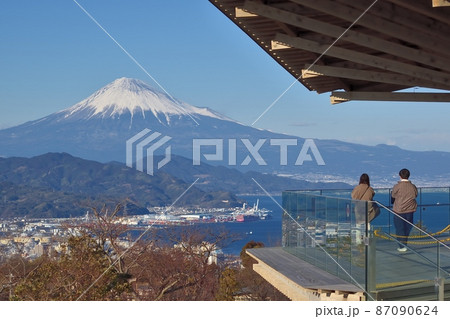 日本平からの富士山220222pm4:12 87090624