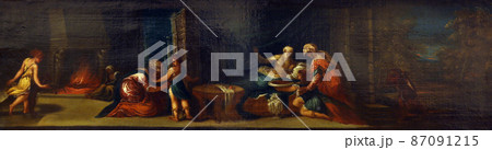 Andrew Medulic Schiavone: Isaac blesses Jacob, Old Masters Collection, Croatian Academy of Sciences in Zagreb 87091215