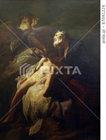 Federico Bankovic: Abraham's sacrifice of Isaac, Old Masters Collection, Croatian Academy of Sciences in Zagreb 87091226